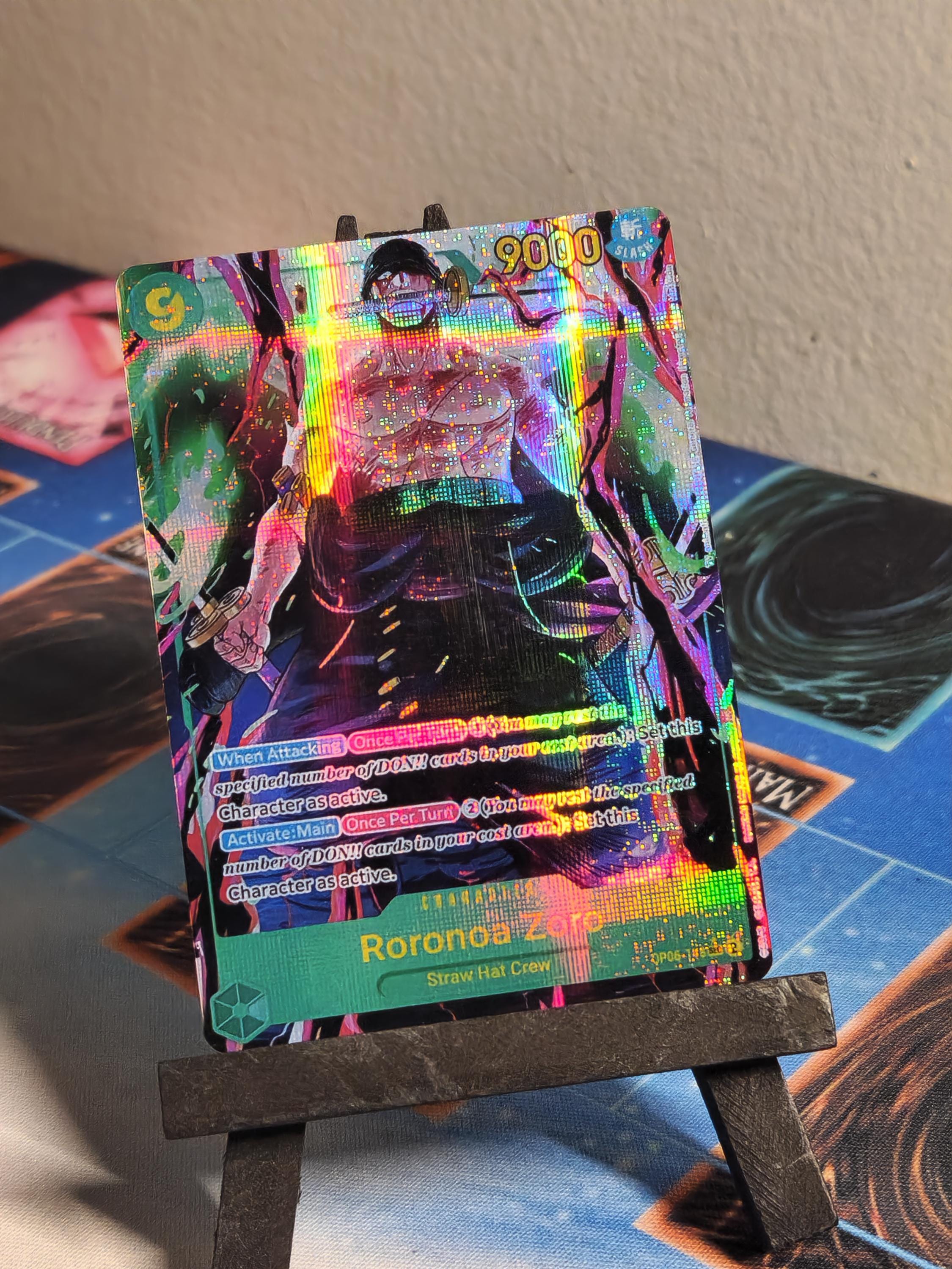 Roronoa Zoro op06-118 alt art One Piece Proxy Card