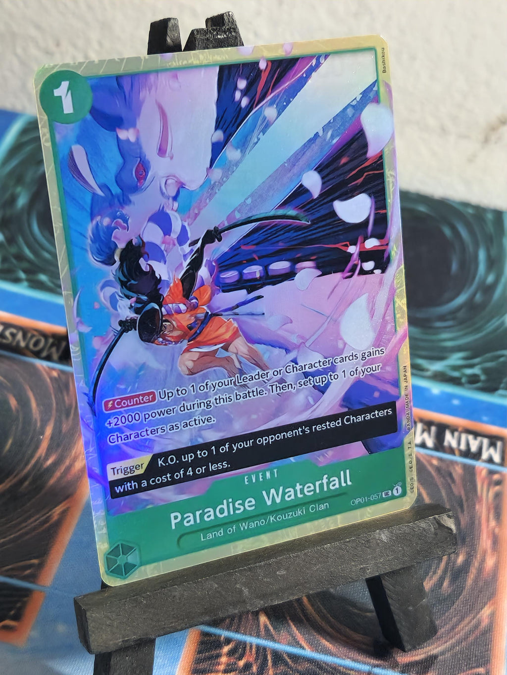 Paradise Waterfall alt art op01-057 One Piece Proxy Card