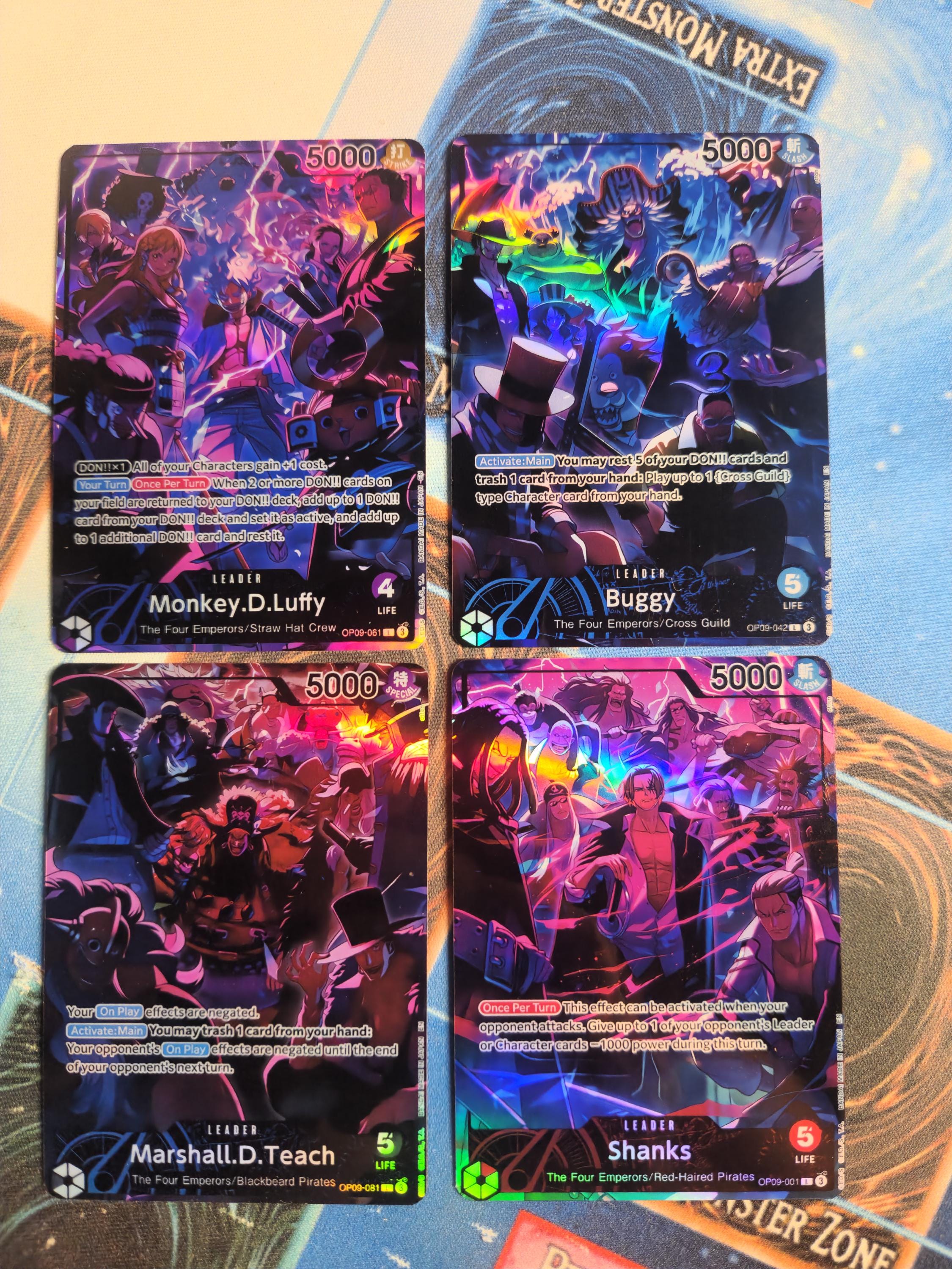 One Piece OP09 Four Emperors Leader Anniversary Set Proxy