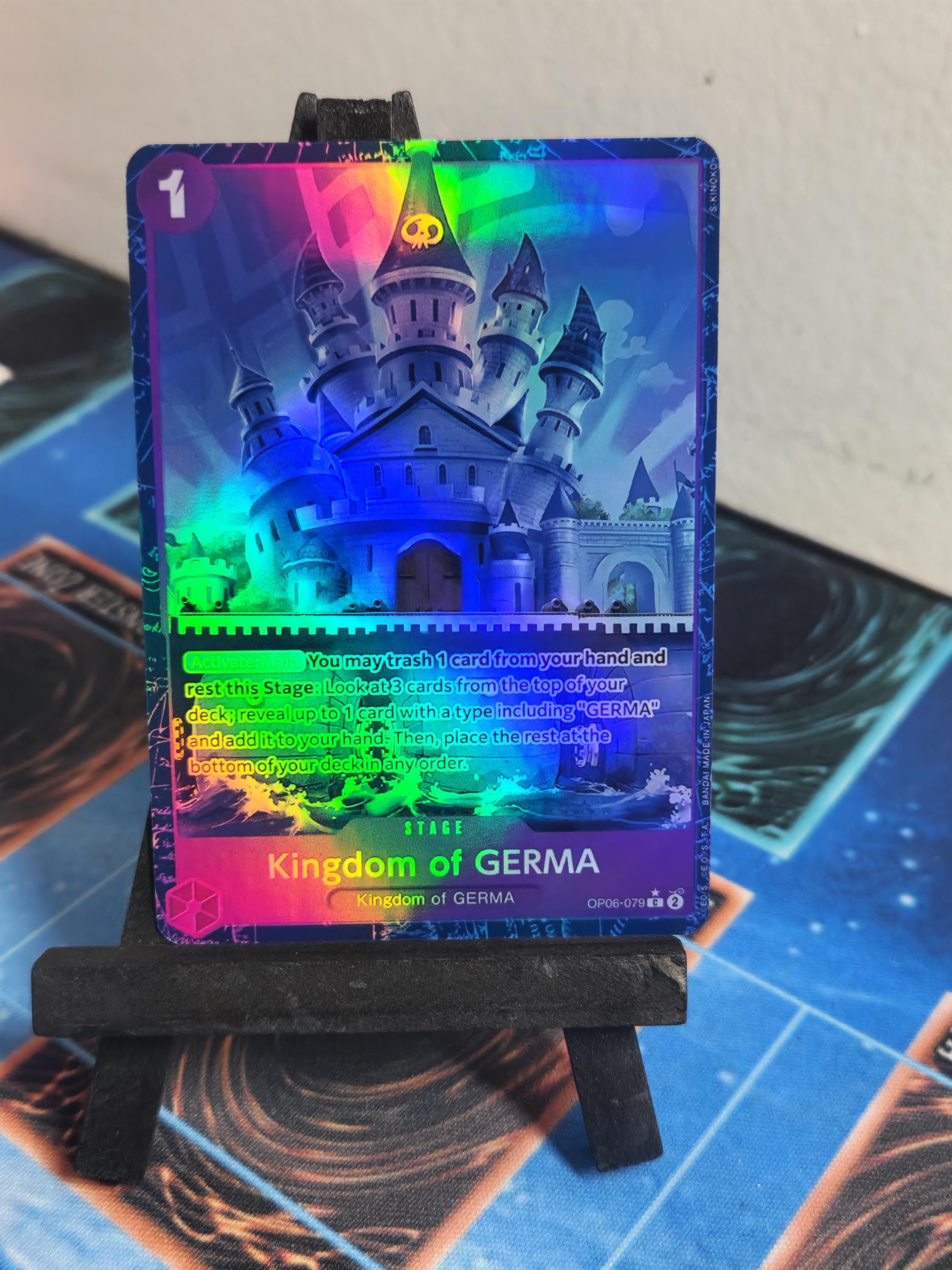 Kingdom of Germa Alt Art PRB01 OP06-079 One Piece Proxy Card