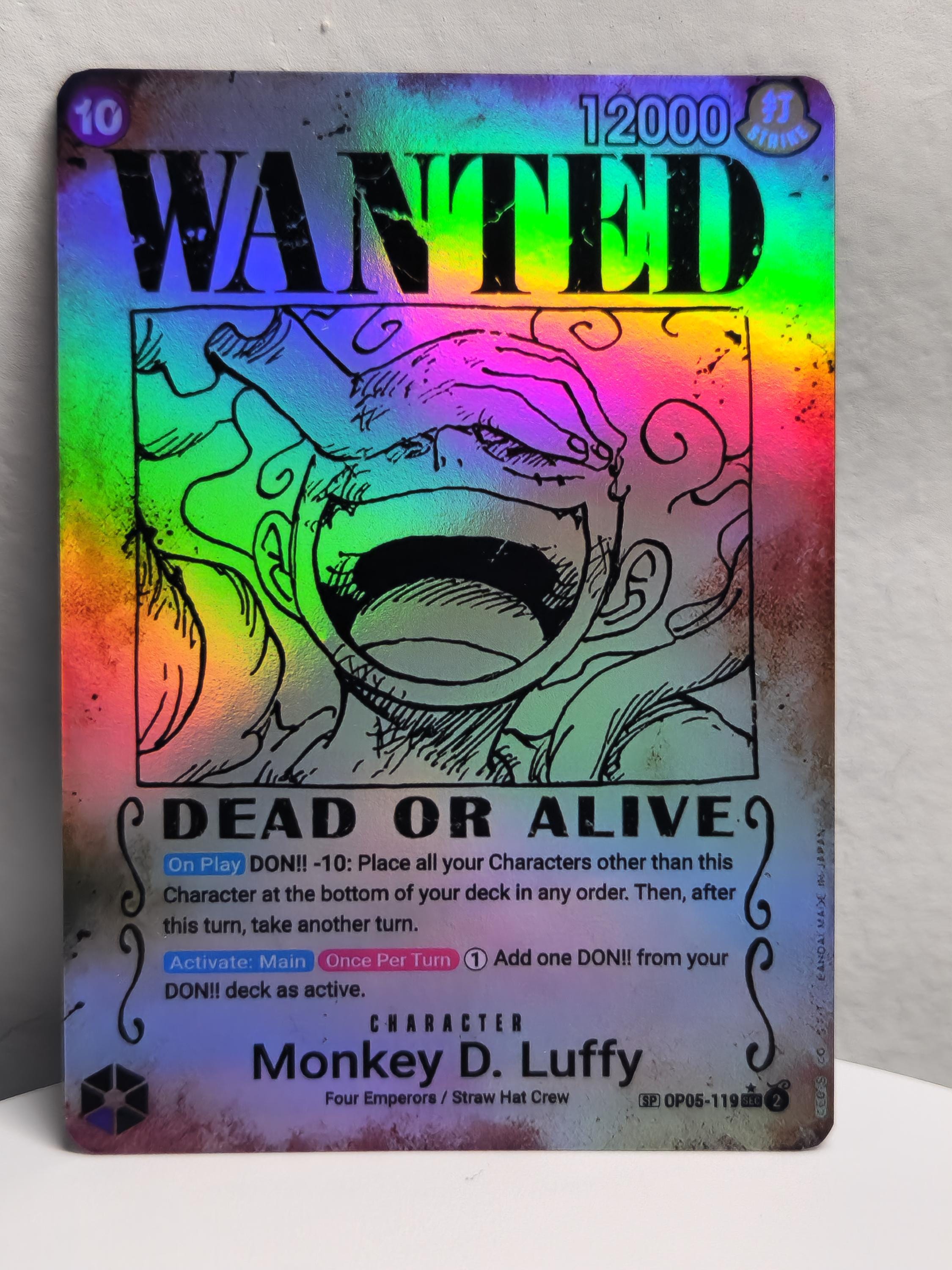 Yonko Wanted Posters OP09 Set One Piece Proxy