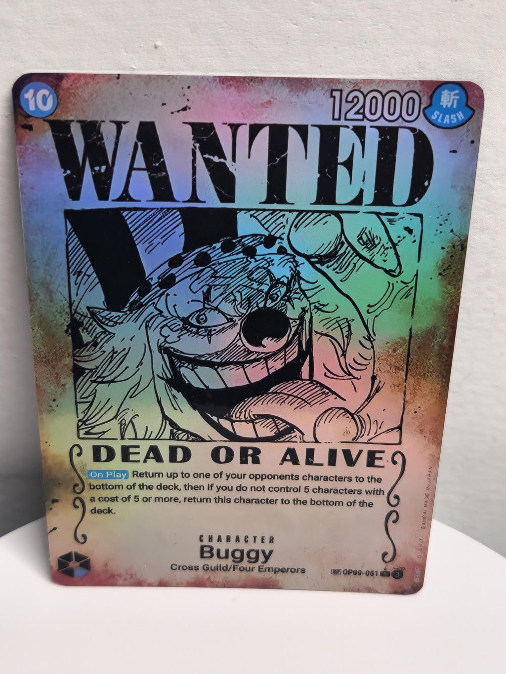 Buggy Wanted Poster SP op09-051 One Piece Proxy