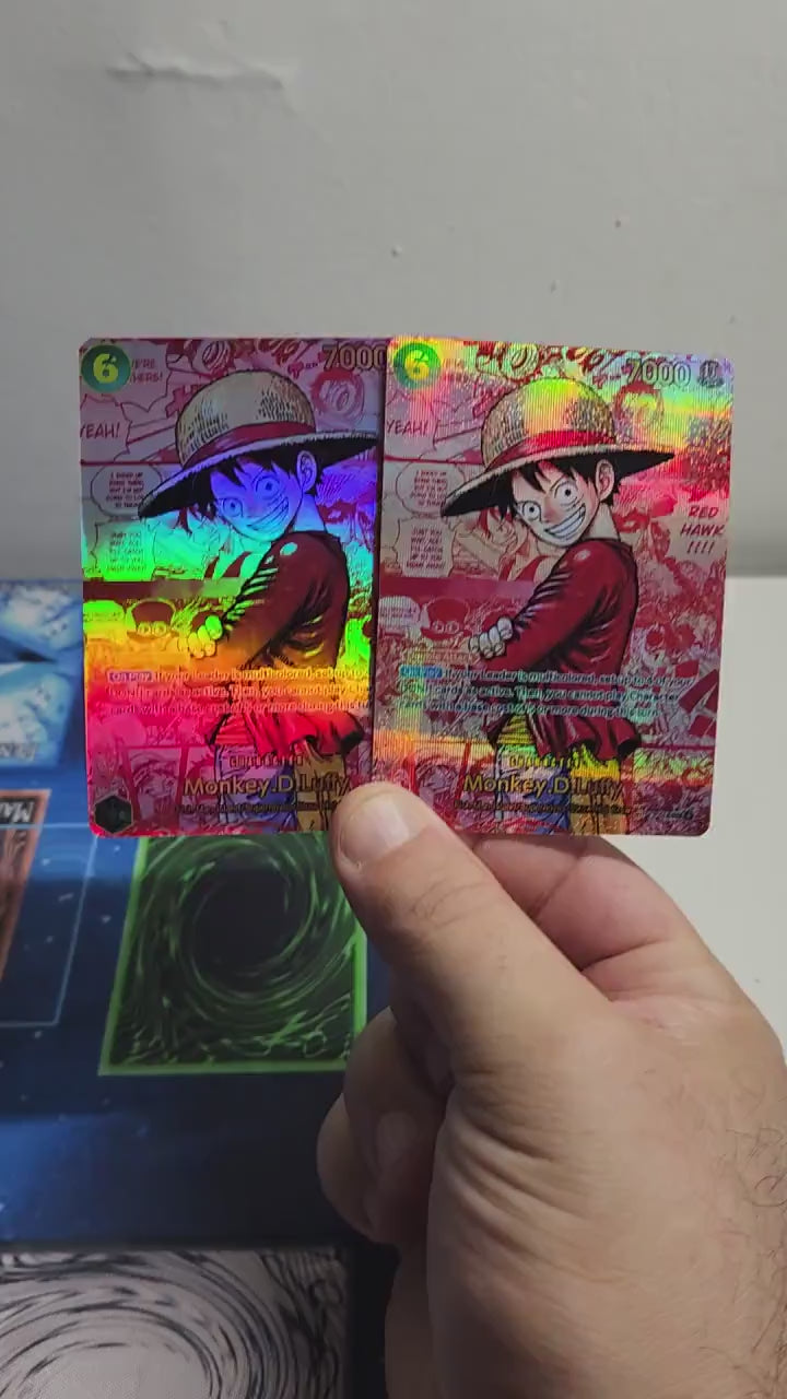 Monkey D Luffy Red Manga OP13-118 One Piece proxy