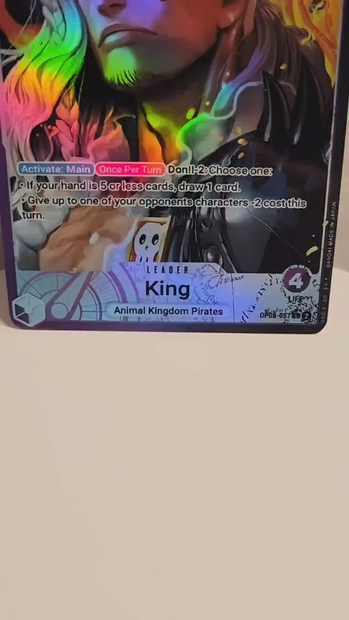 King alt art op08-057One Piece Proxy