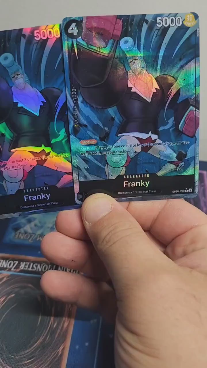 Franky alt art OP10-090 One Piece Proxy Card
