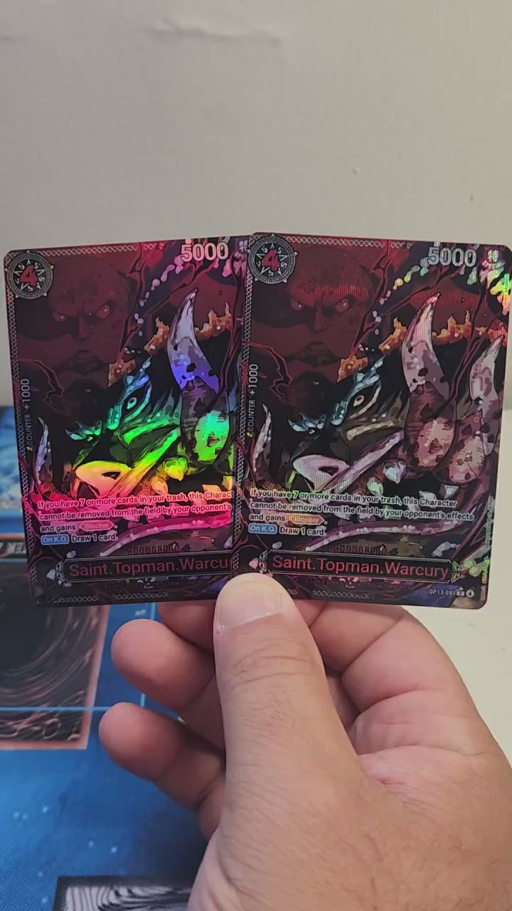 Saint Toppman Warcry alt art op13-089 One Piece proxy