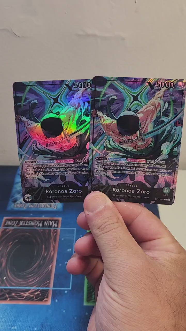 Roronoa Zoro Leader alt art  promo op12-020 One Piece proxy