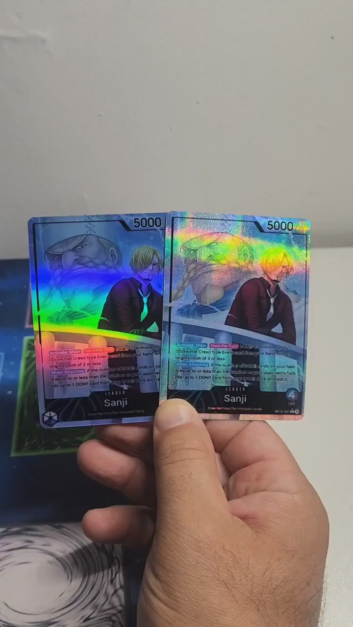 Sanji Leader alt art op12-041 One Piece proxy