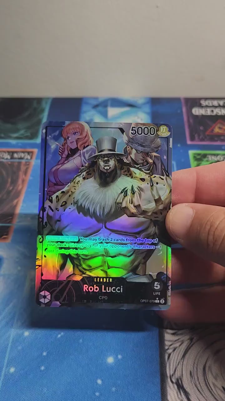 Rob Lucci leader op07-079 | one piece | proxy |card