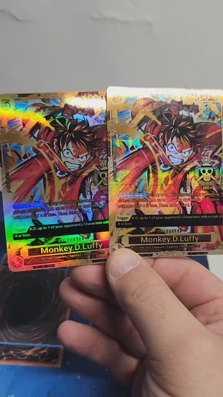 Monkey D Luffy alt art 2024 Winner op07-109 One Piece proxy