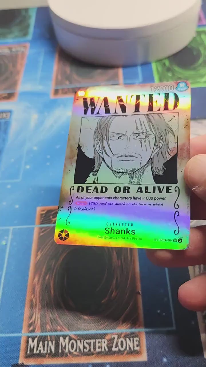 Shanks Wanted Poster SP op09-004 One Piece Proxy