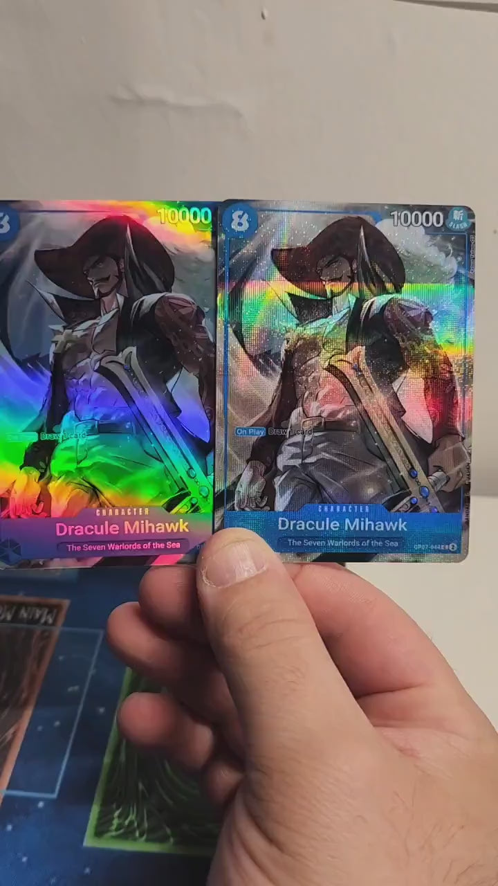 Dracule Mihawk 2nd Anniversary alt art op07-044 One Piece proxy