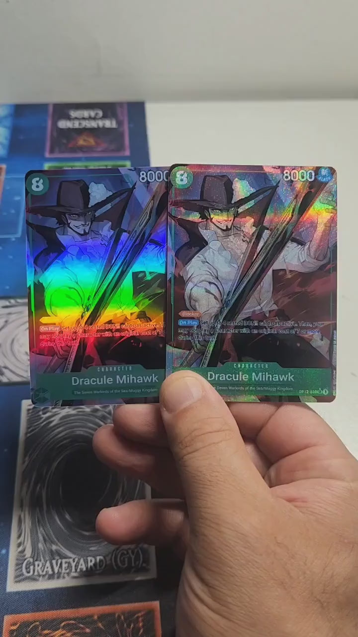 Dracule Mihawk alt art op12-030 One Piece Proxy