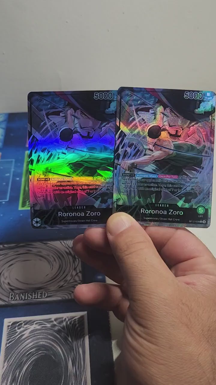 Roronoa Zoro Leader alt art op12-020 One Piece proxy