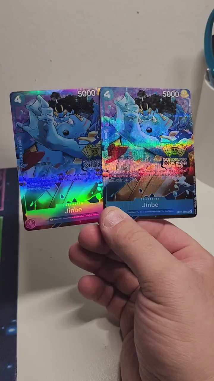 One Piece Jinbe 2nd Anniversary alt art op07-045 proxy