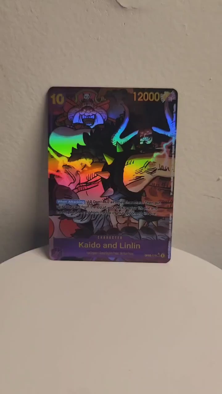 Kaido and Linlin alt art op08-119 One Piece Proxy