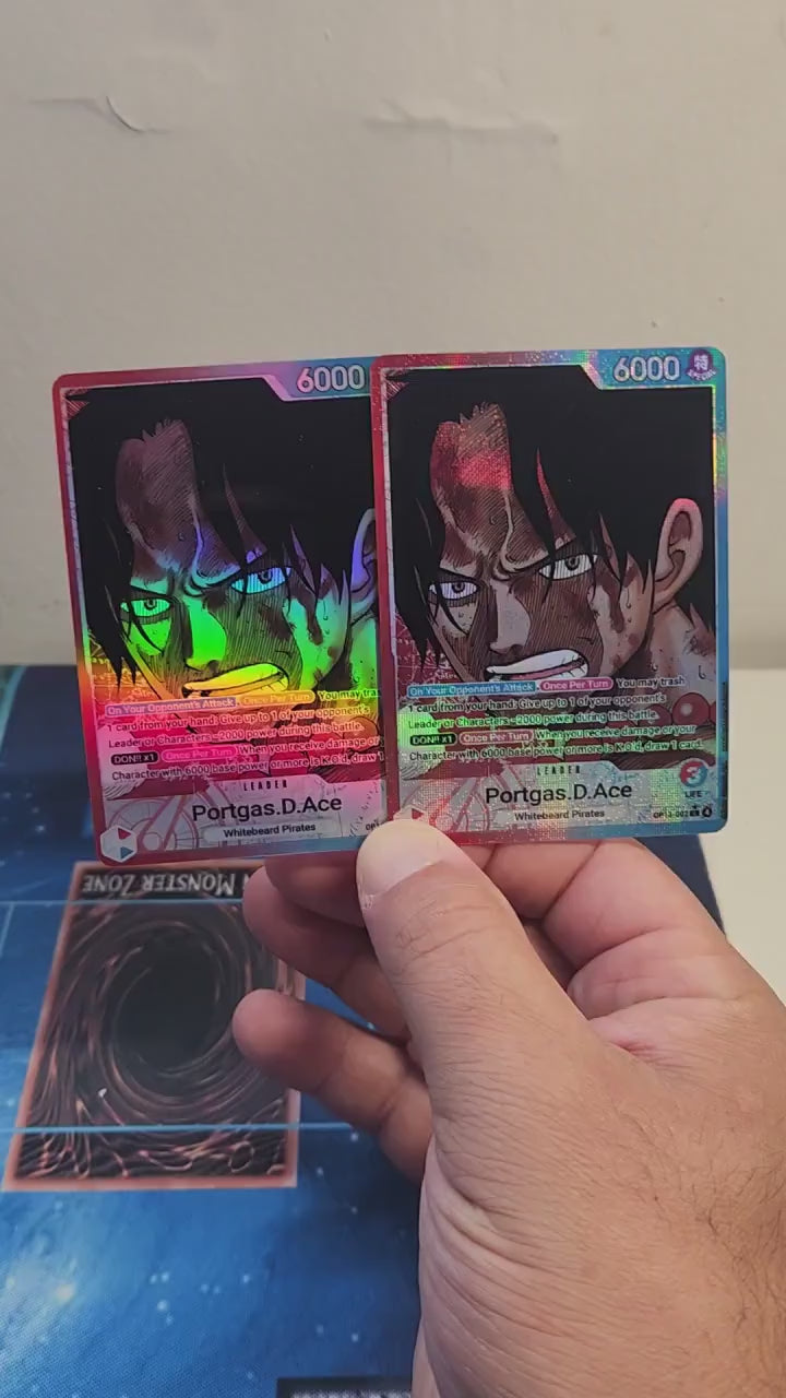 Portgas D Ace Leader alt art op13-002 One Piece proxy