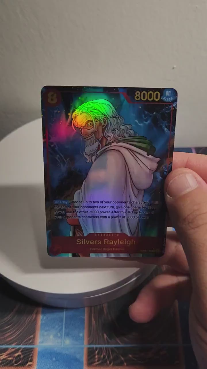 One Piece Silvers Rayleigh alt art op08-118 proxy