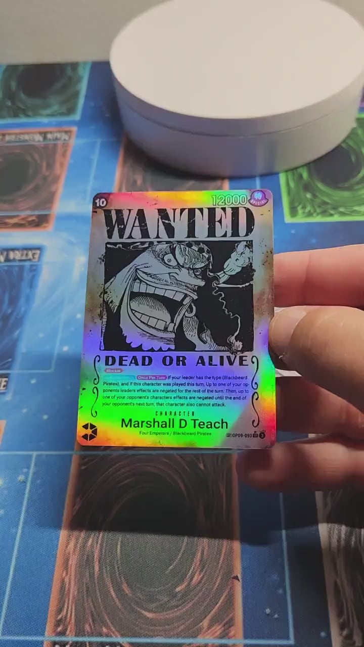 Marshall D Teach Wanted Poster op09-093 One Piece Proxy